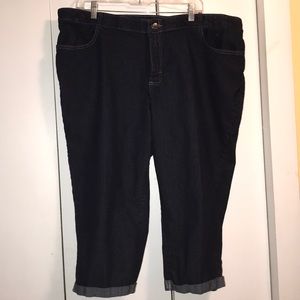 Lee Riders stretch denim capris 20W